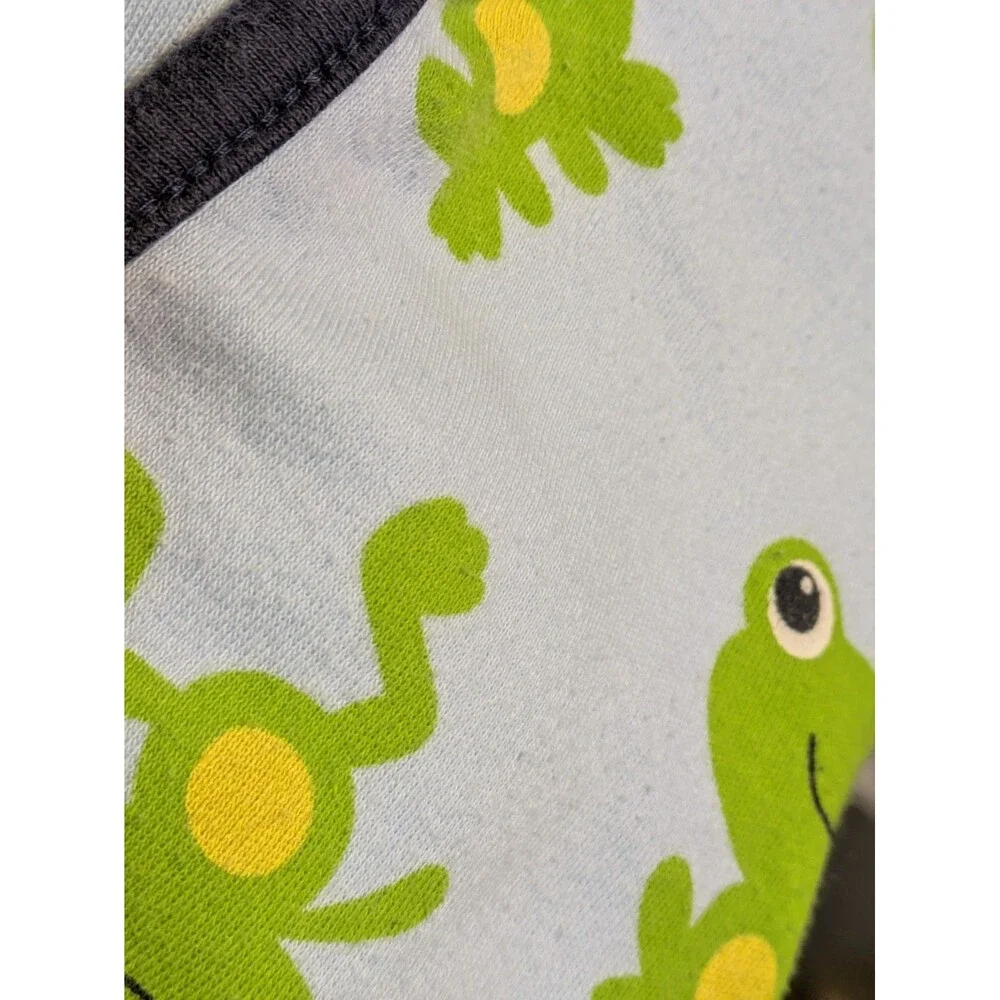 Just One You Carter’s Baby Blanket Blue Green Frogs Hugs All Around
